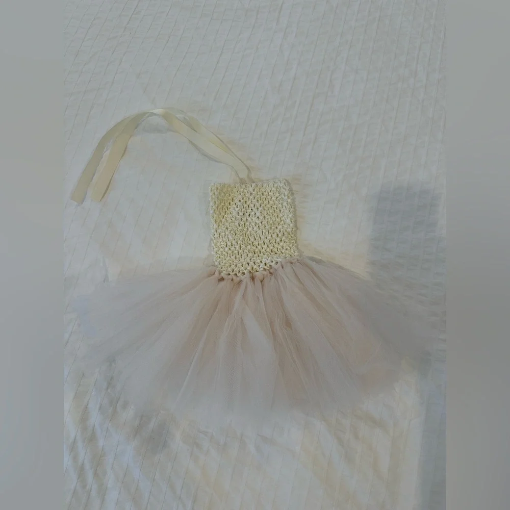 Cream Tutu Dress size newborn
